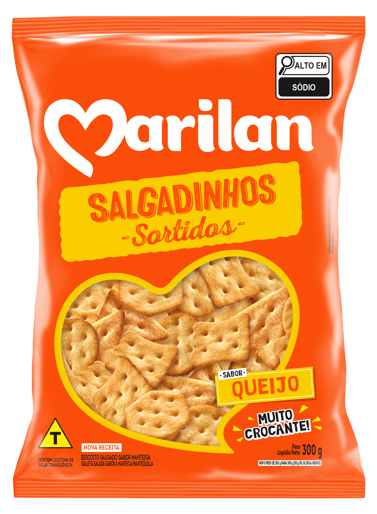 BISCOITO MARILAN SALG QUEIJO 300G
