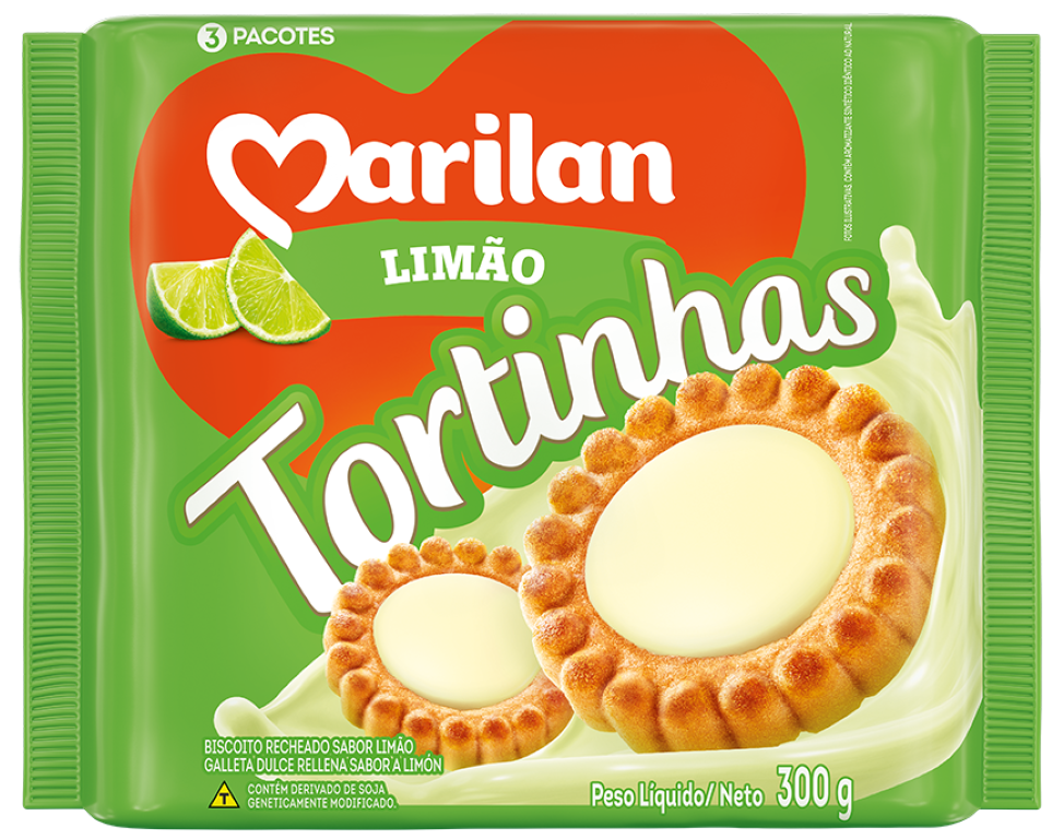 BISCOITO MARILAN TORT 300G LIMAO