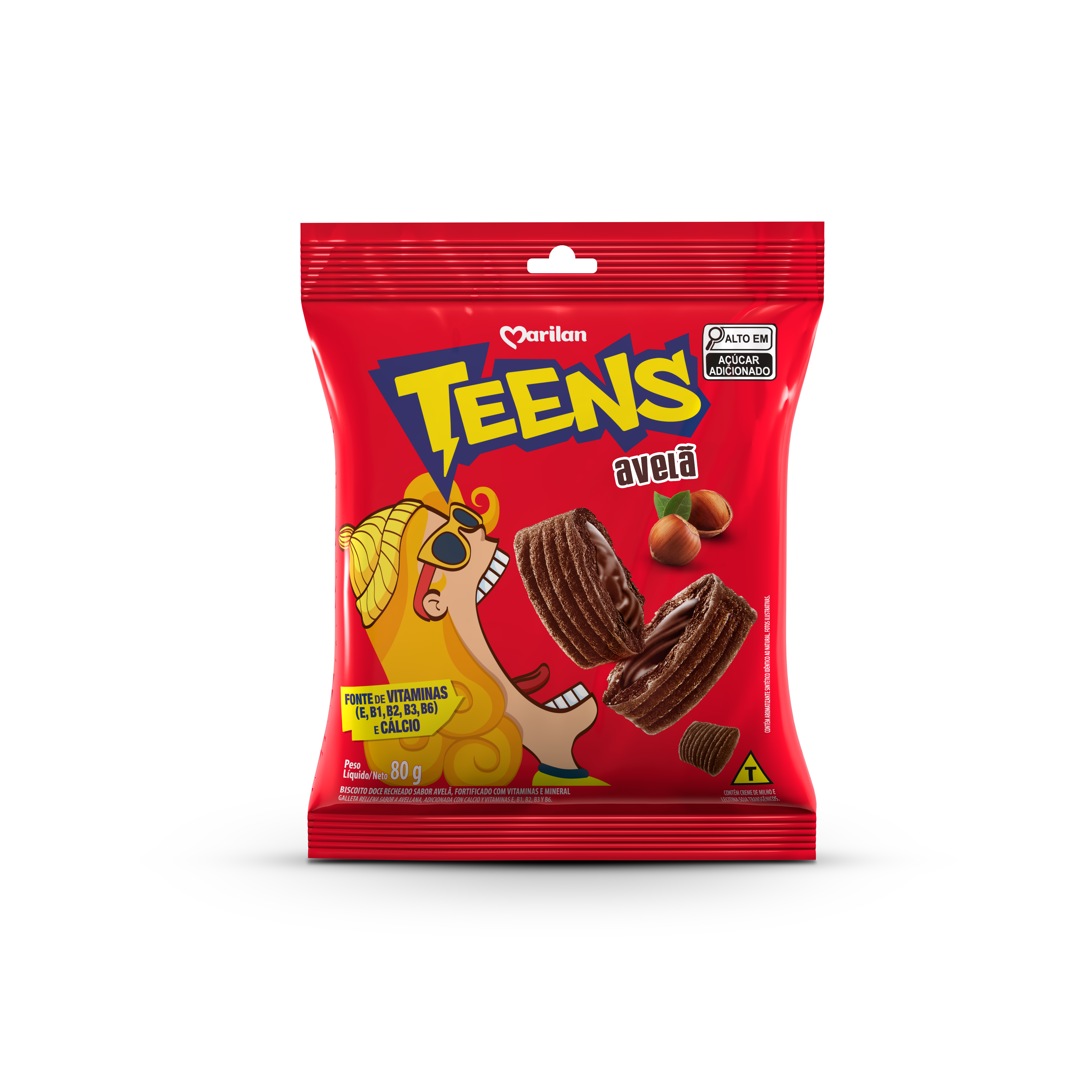 BISCOITO TEENS SNACK AVELA DP 30G