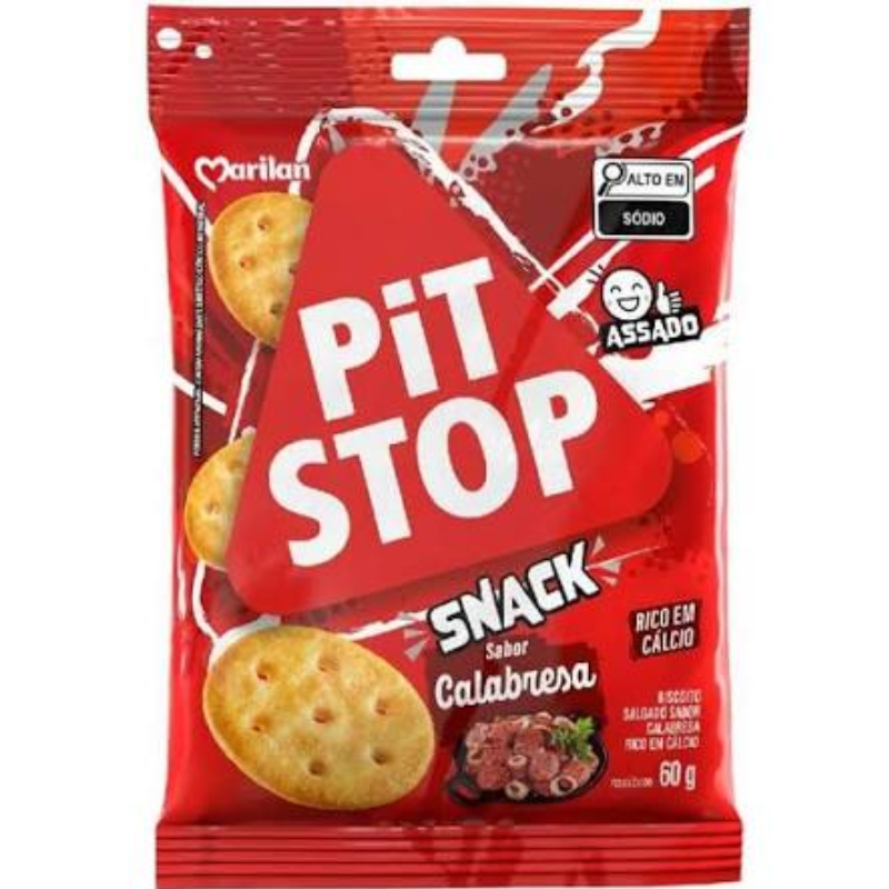 SNACK PIT STOP CALABRESA 60G