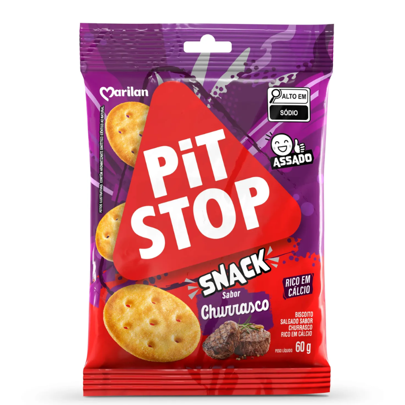 SNACK PIT STOP CHURRASCO 60G