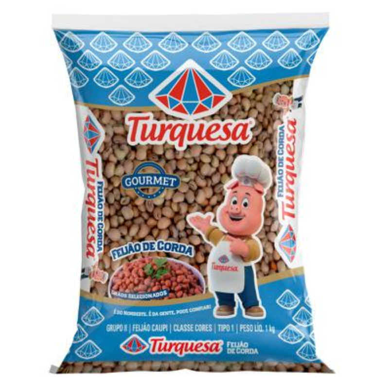Feijão de Corda Turquesa Gourmet Tipo 1 – 1 kg