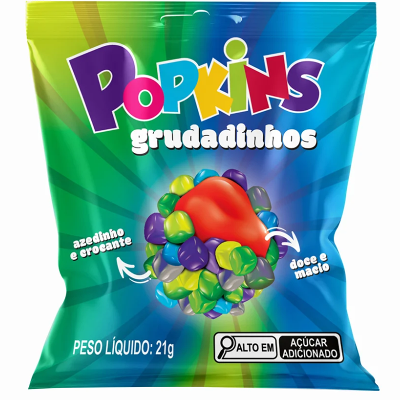 GRUDADINHOS GOMA MAST 21G FRUT AZUL