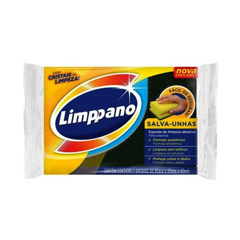 Esponja Limppano Salva Unha Retangular