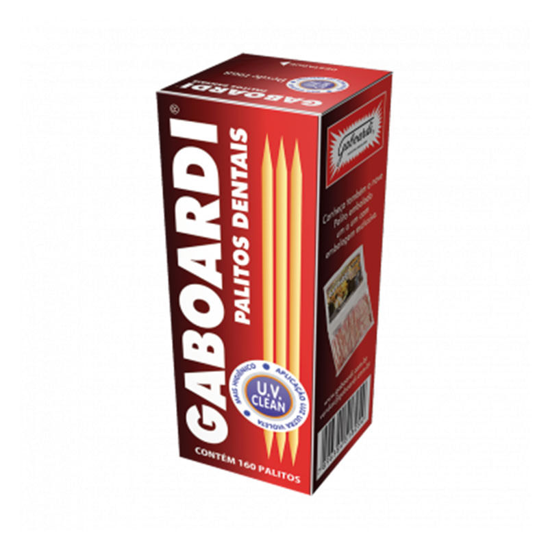 Palito De Dente Gaboardi 160un