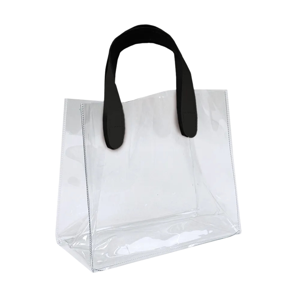 SAC PVC ALCA TPU TRANSP E PRETO 23X25X14,5