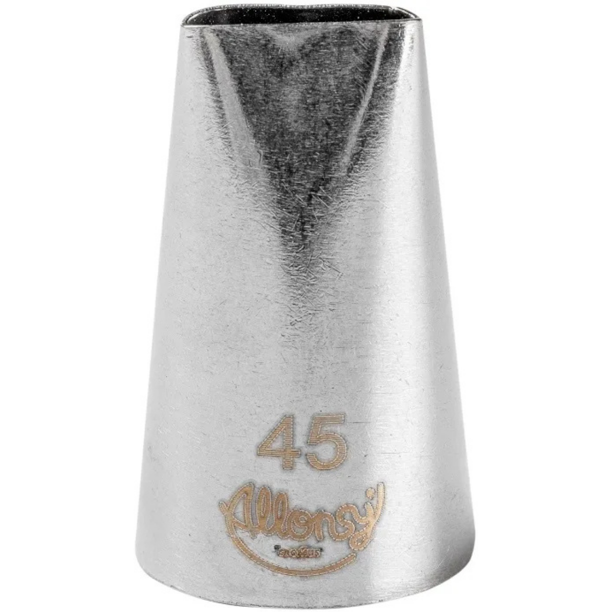 Bico Para Confeitar Cesta Aço Inox Prata N°45