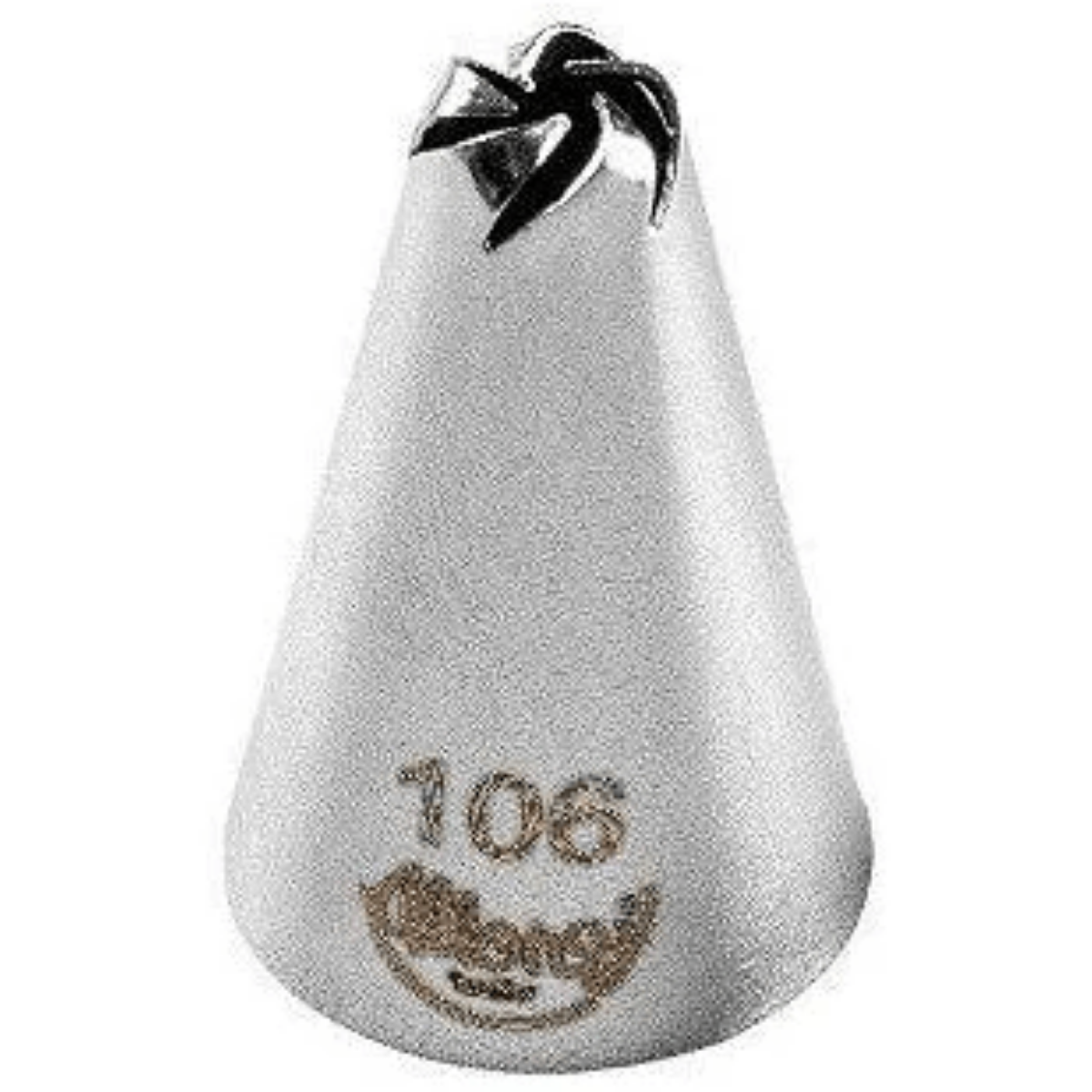 Bico Para Confeitar Flor de Pitanga Aço Inox Prata N°106