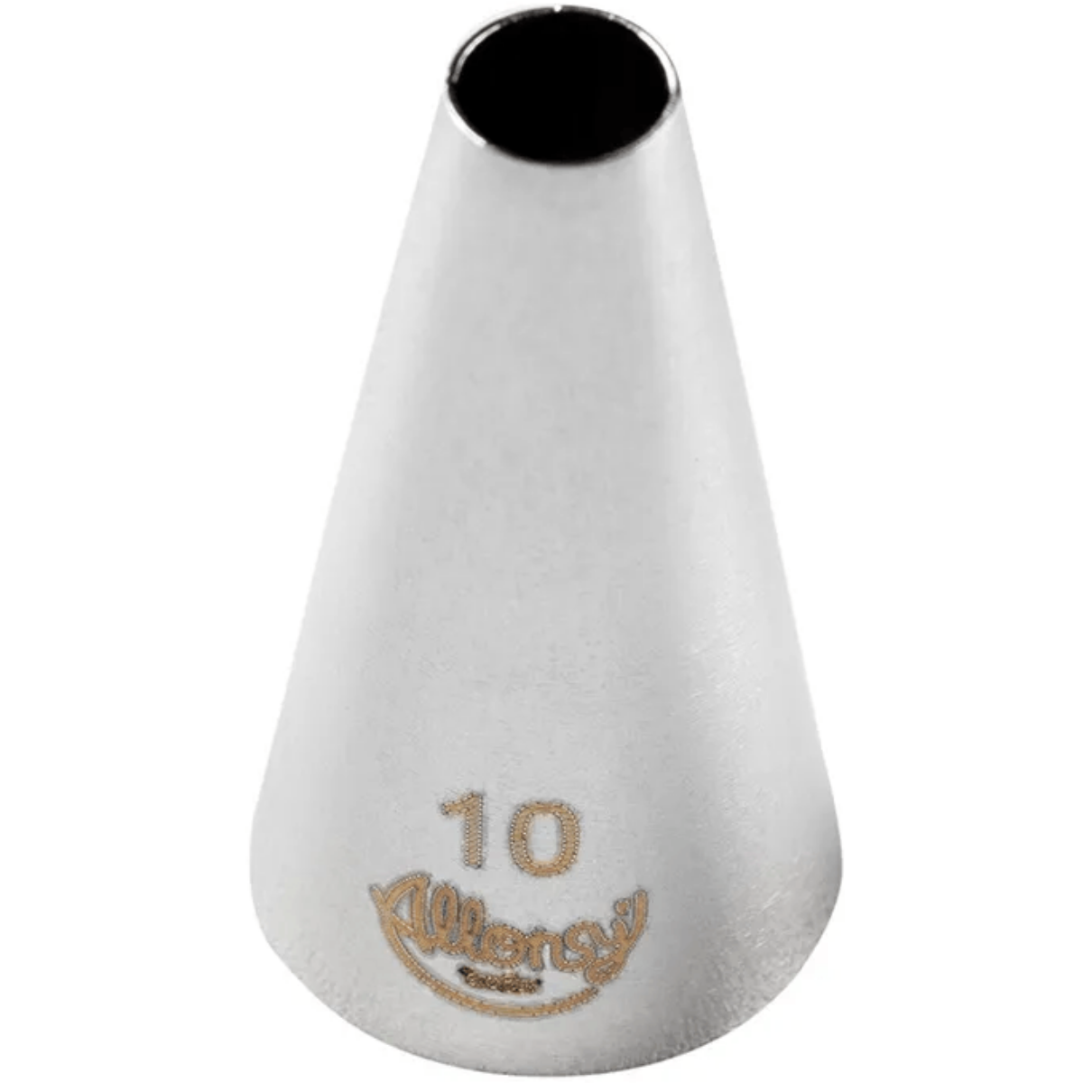 Bico Para Confeitar Perle Aço Inox Prata N°10
