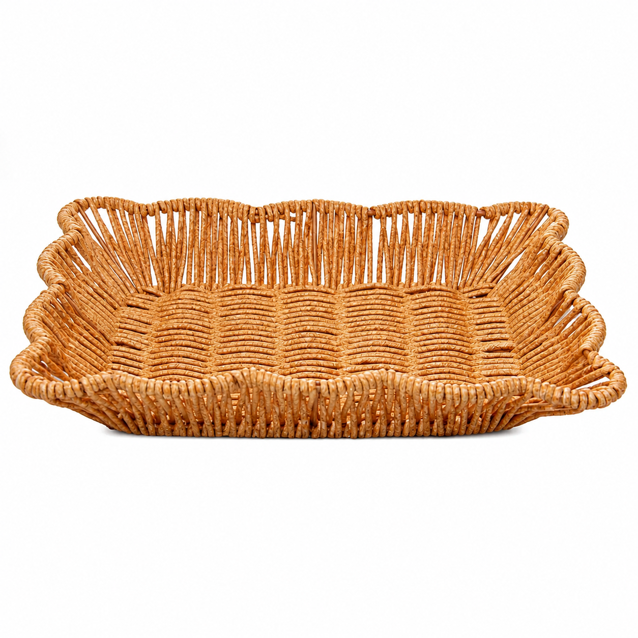 CESTA BOTANICA RATTAN 26X20X5CM