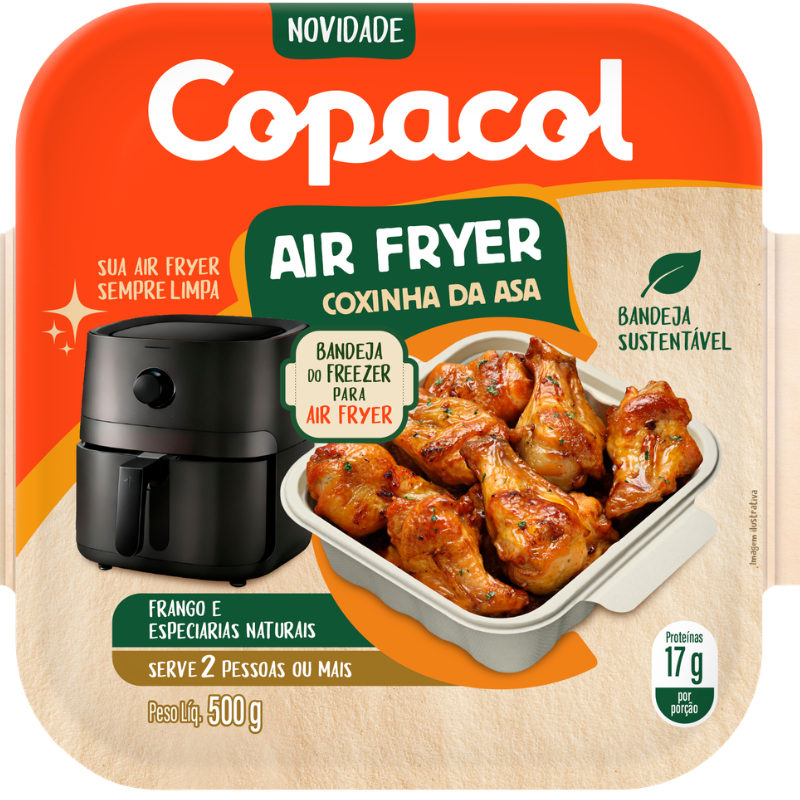Coxinha Da Asa temp.  Airfryer  Cong.  500g