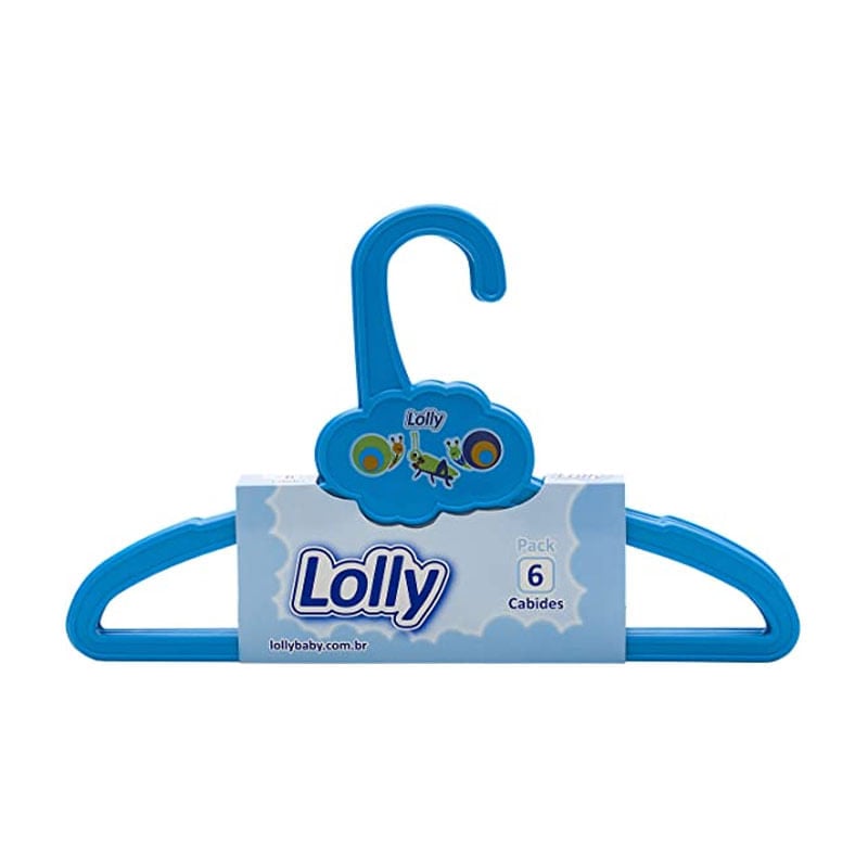 Cabide Special Azul Lolly com 6un