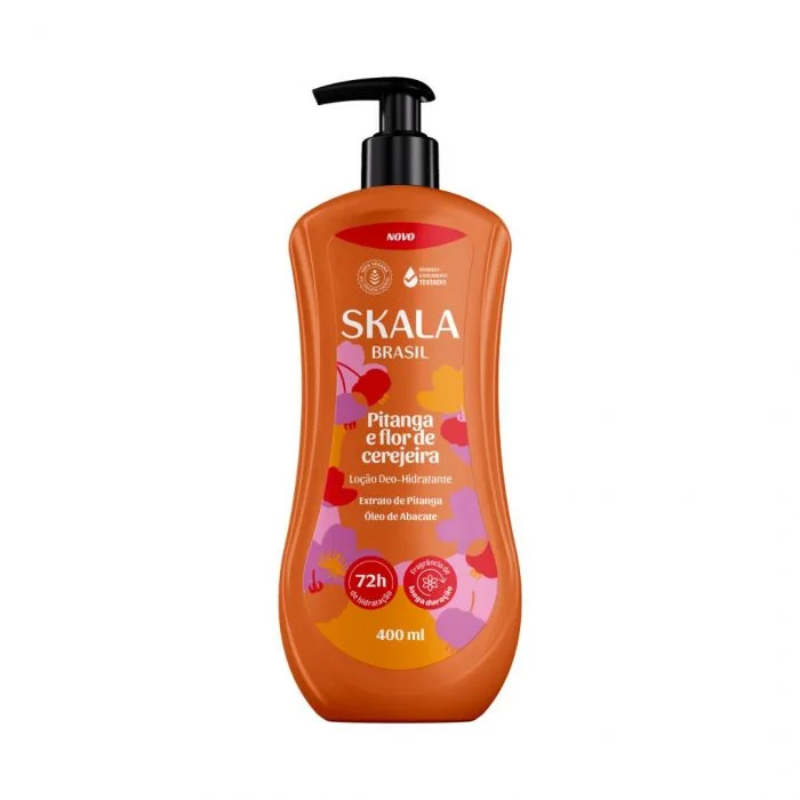 Hidratante Desodorante Corporal Skala 400 ml Pitanga + Flor de Cerejeira