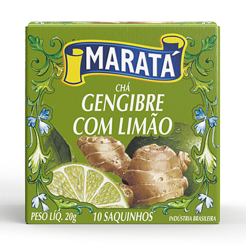 Chá Maratá Gengibre Limão 10un 20g