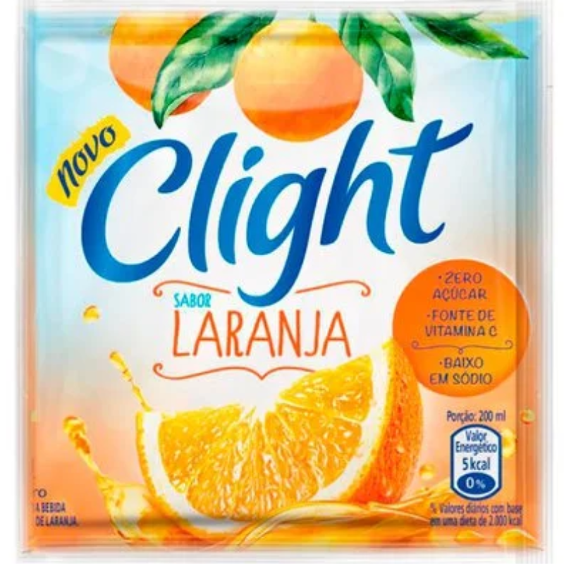 REFRESCO CLIGHT LARANJA 8G