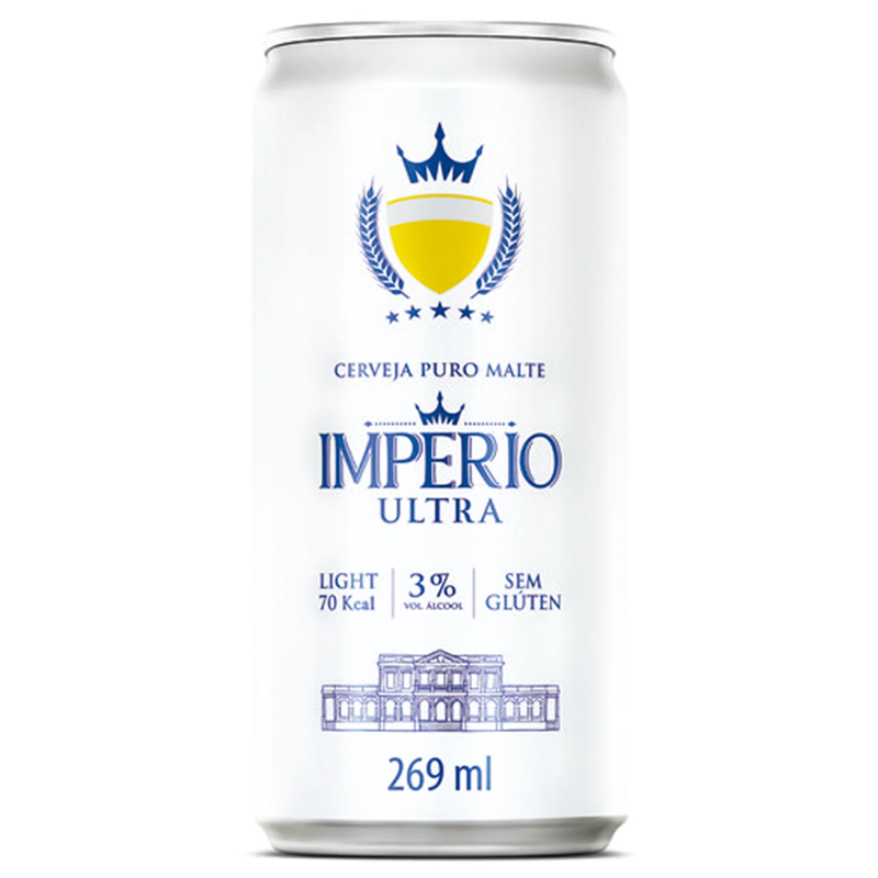 Cerveja Império Ultra Zero 269ml Lata