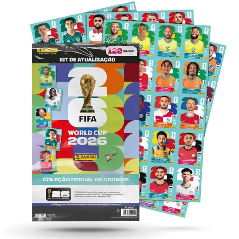 Kit Figurinhas Copa Do Mundo 2026 