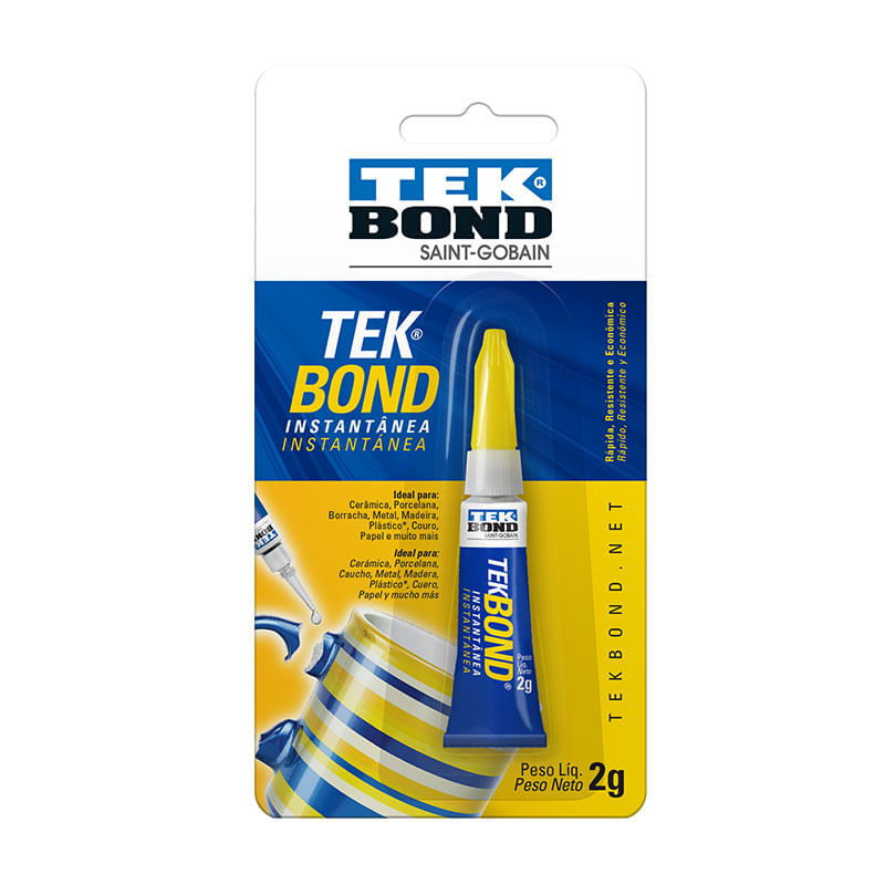 Cola Tek Bond 2g Instantânea