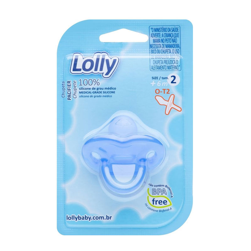 Chupeta de Silicone Special Orto Azul Blister