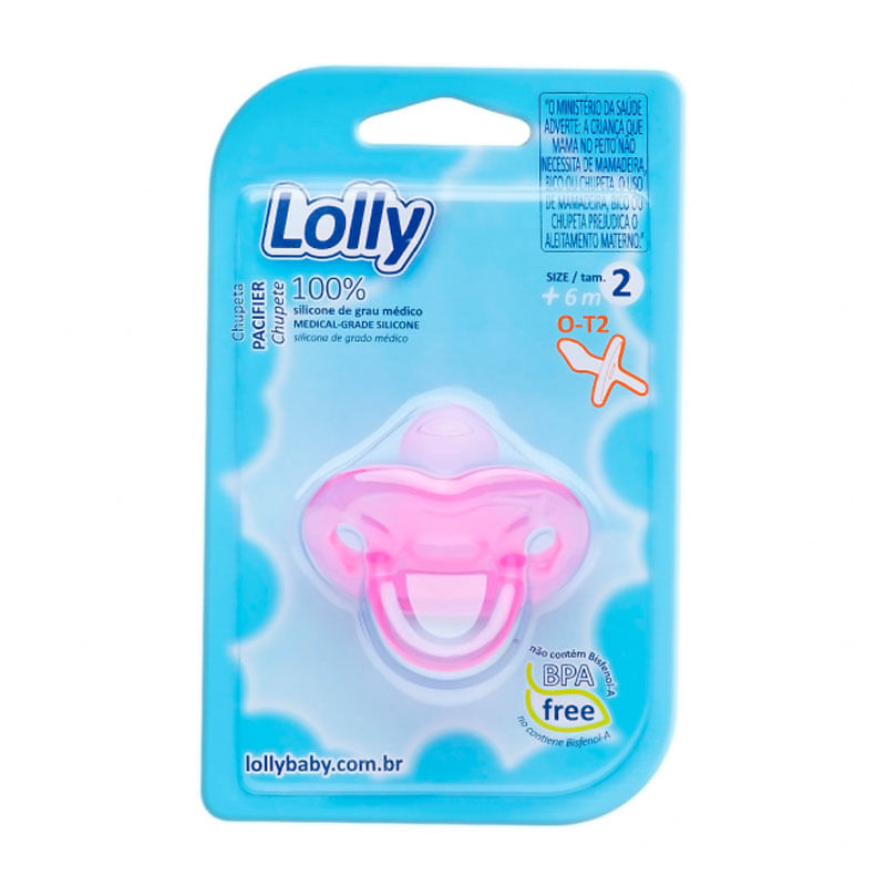 Chupeta de Silicone Special Orto Rosa Blister