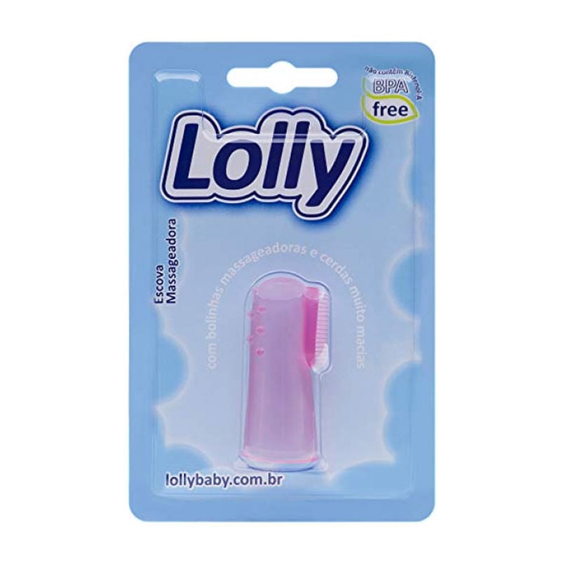 Escova Massageadora Lolly Clean Rosa