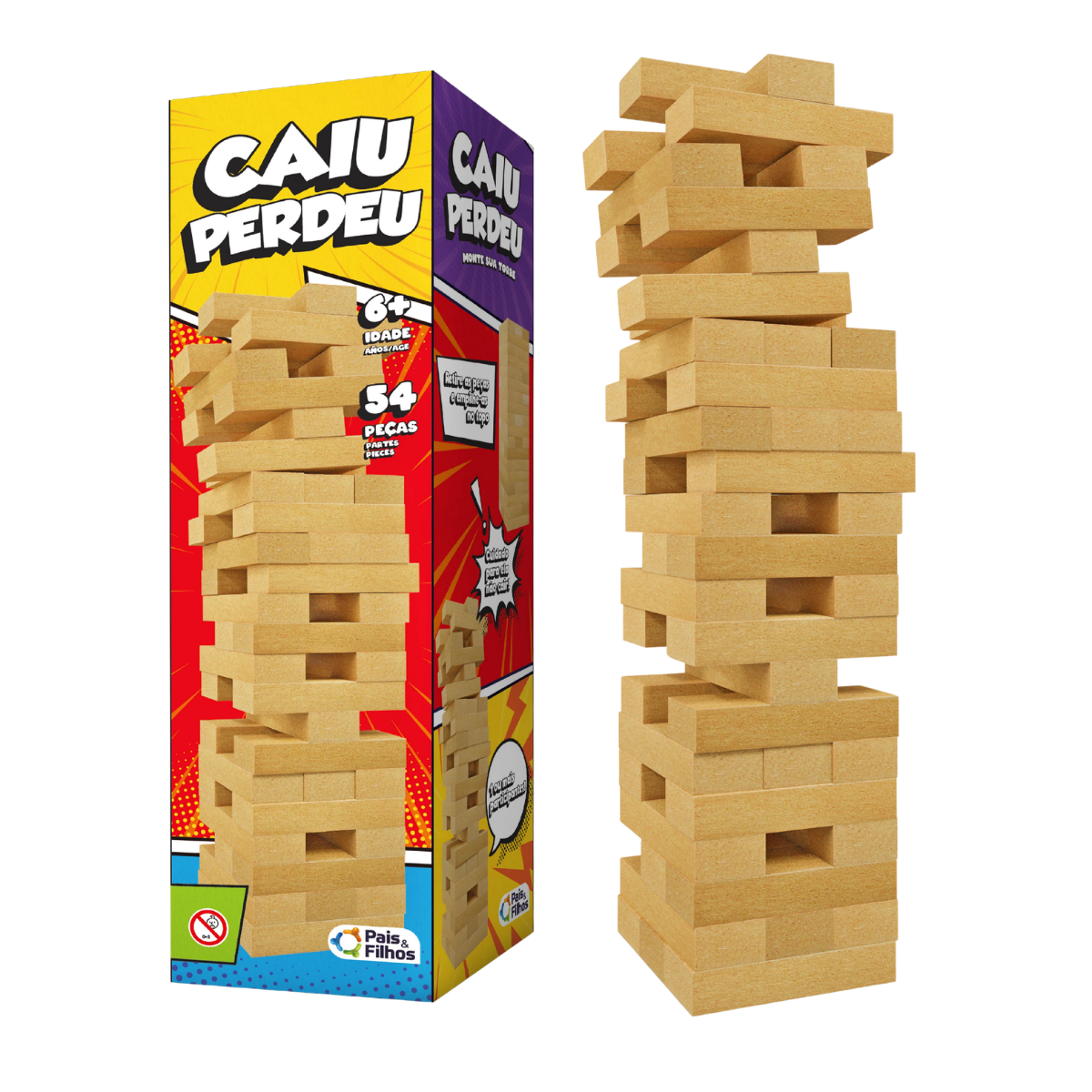 Caiu Perdeu - 54 Peças