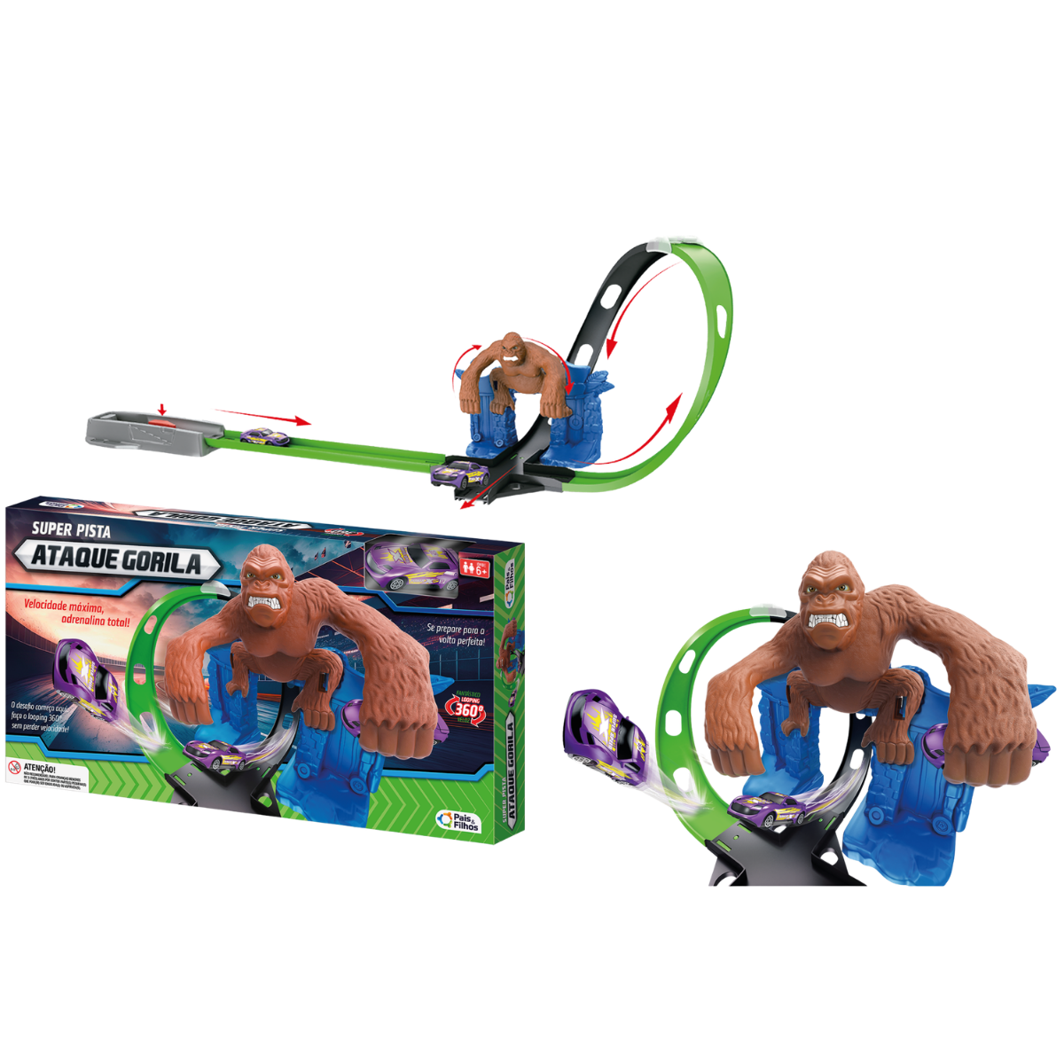Super Pista Ataque Gorila