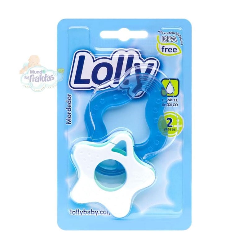Mordedor Lolly com Estrelas Azul