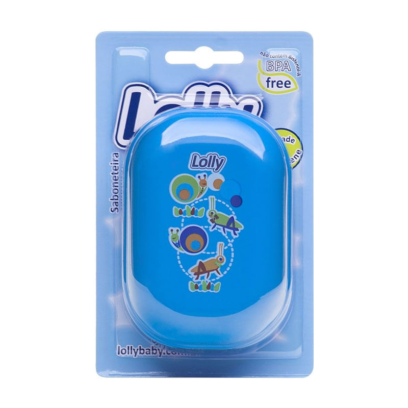 Saboneteira Lolly Zoo Azul