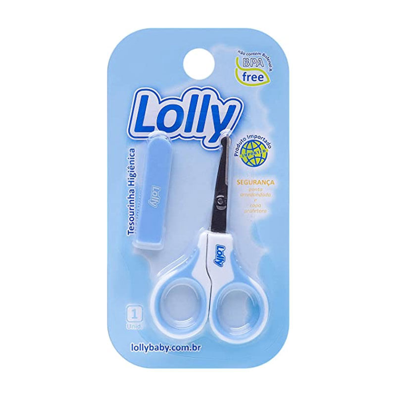 Tesourinha Infantil Lolly com Capa Azul