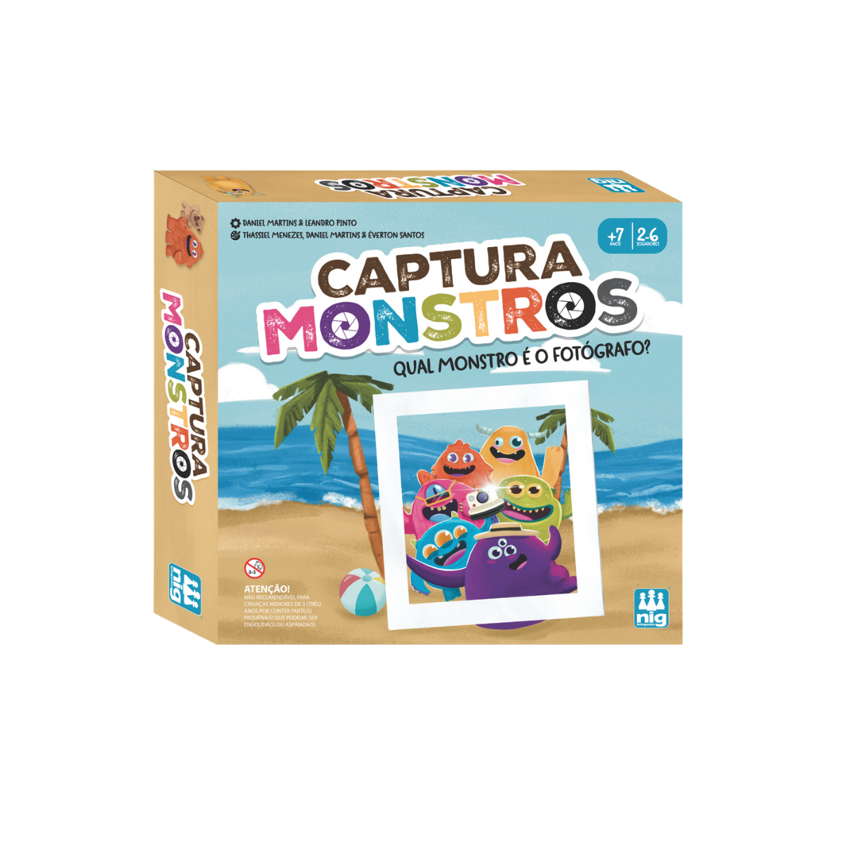 Jogo Captura Monstros - Nig Brinquedos 