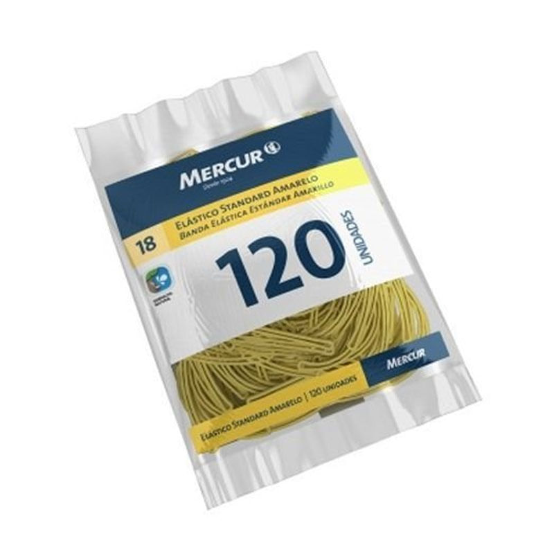 Liga para Dinheiro Mercur Amarela Número 18 120un 100g