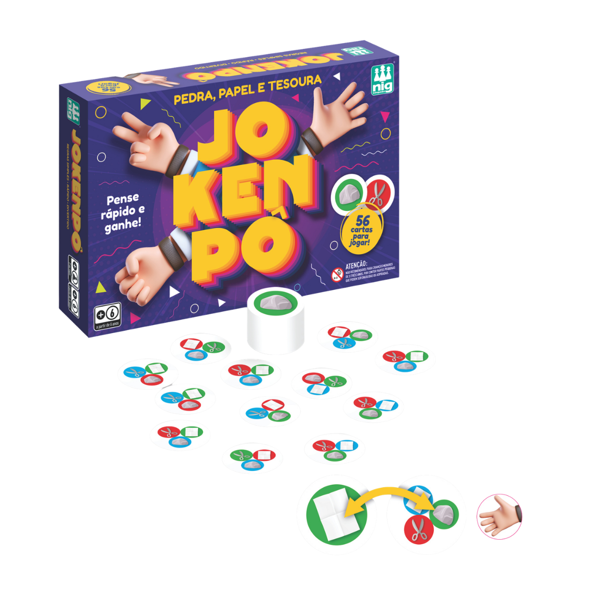 Jogo Jokenpo - NIg Brinquedos 
