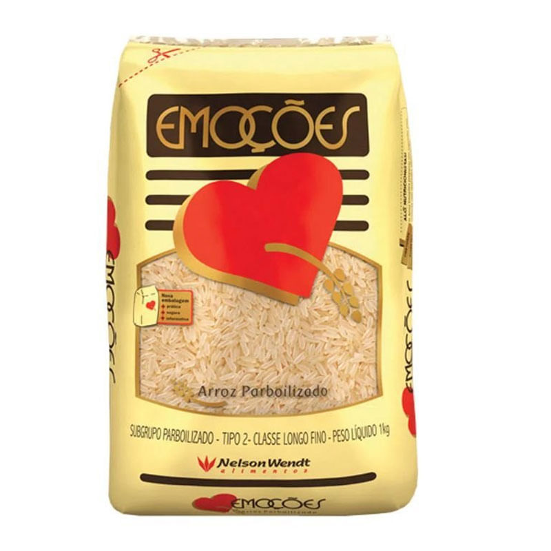 Arroz Emoções Parboilizado Tipo 2 1kg