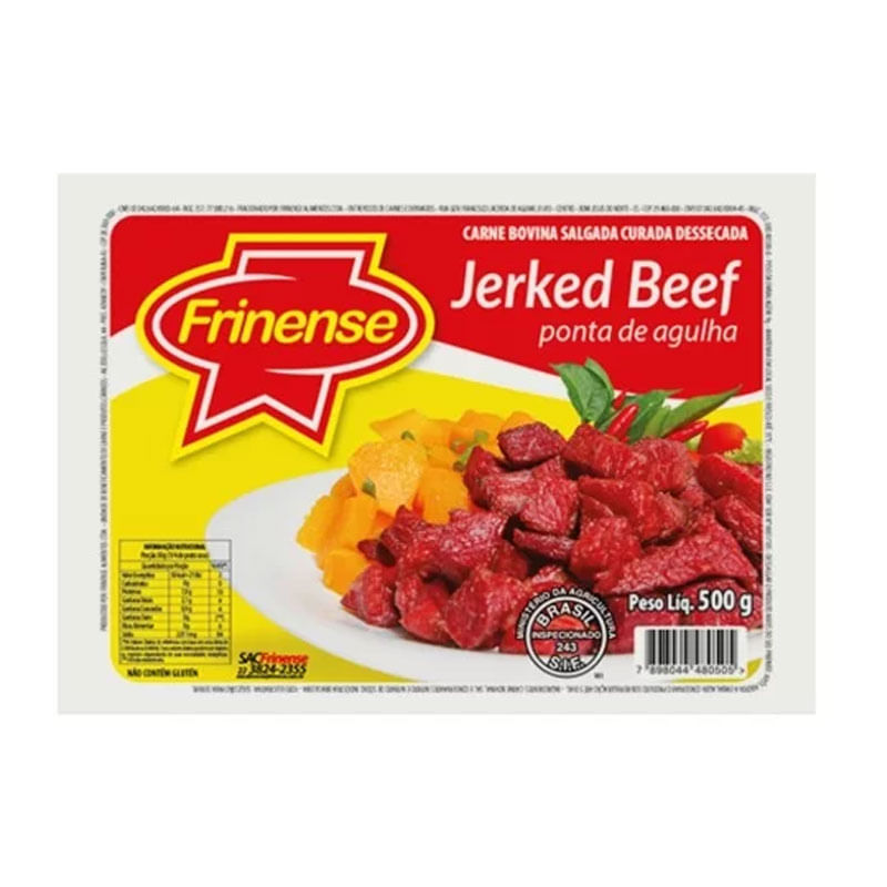 Charque Jerked Beef Firense Ponta de Agulha 500g