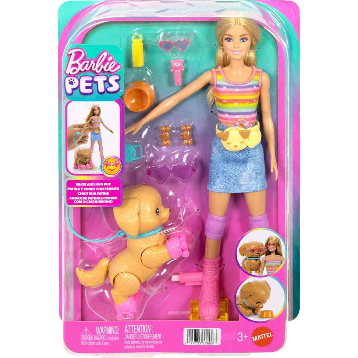 Barbie Family Patinadora Com Cachorrinho
 - Mattel