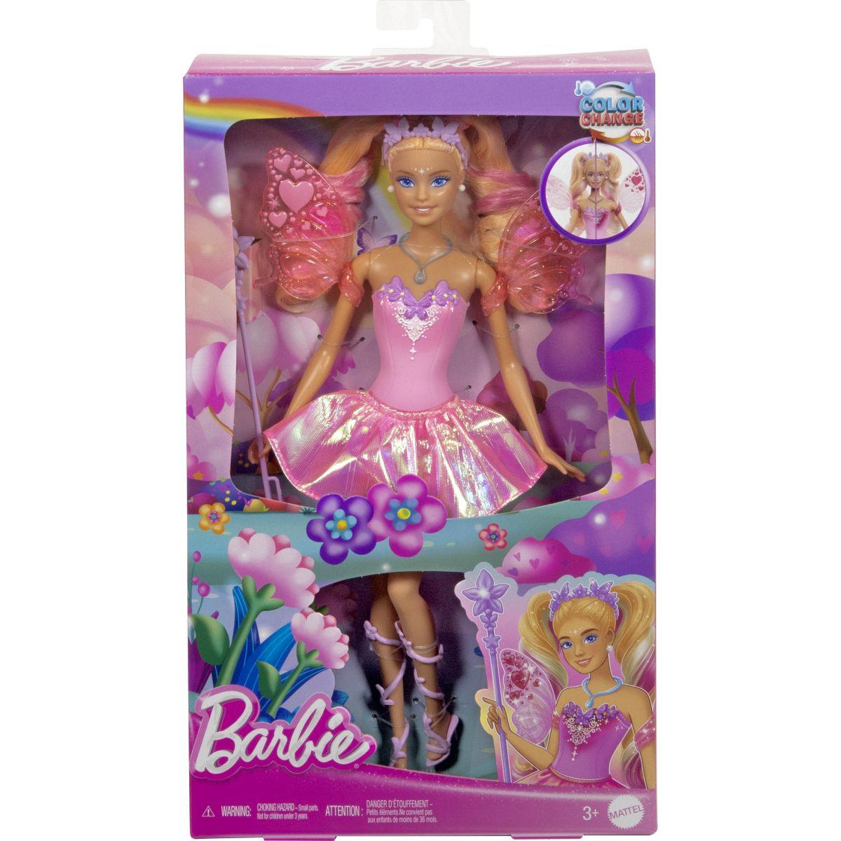Barbie Fantasy Fada Mágica Mudança de Cor - Mattel