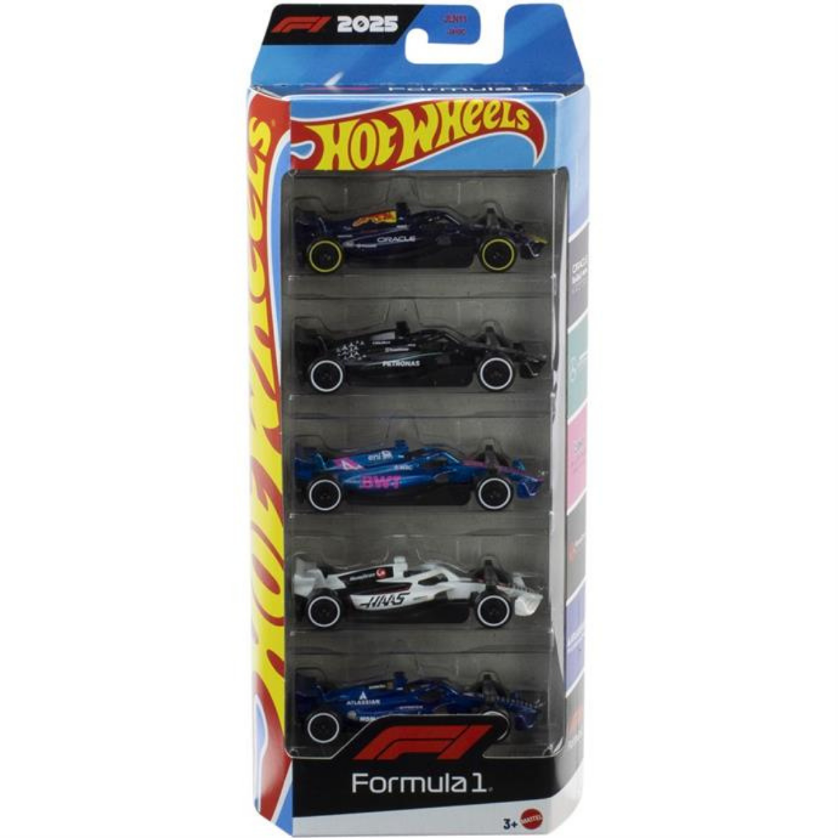 Hot Wheels Colecionavel F1 5-Pack Carrinhos
