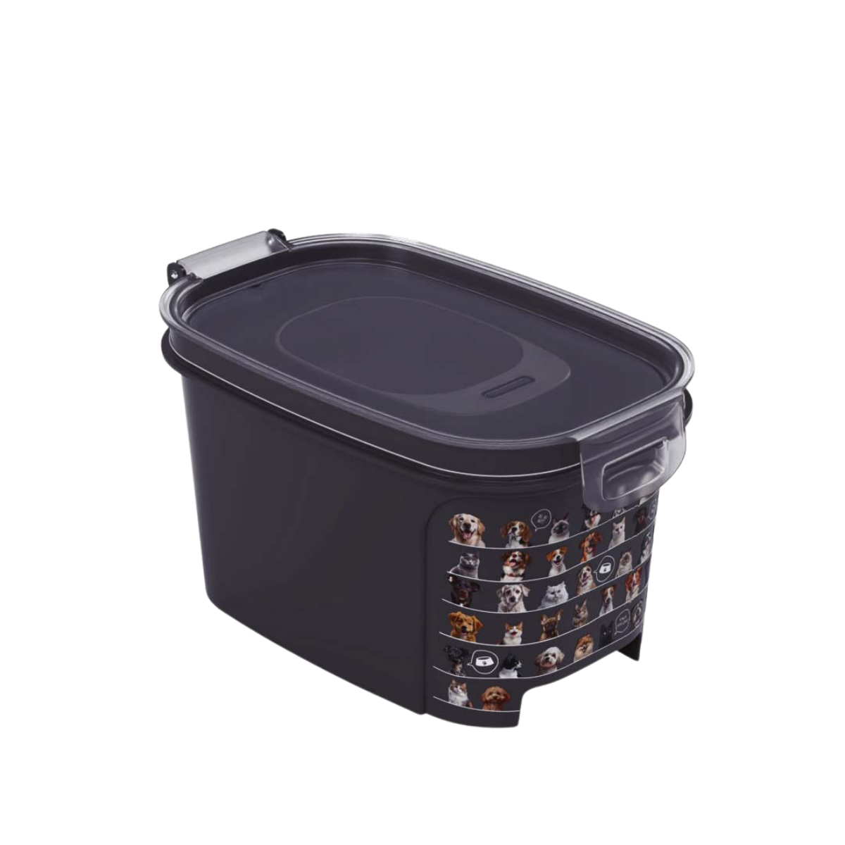 Porta Racao Baixo Cachorros 3,6L - Plasútil