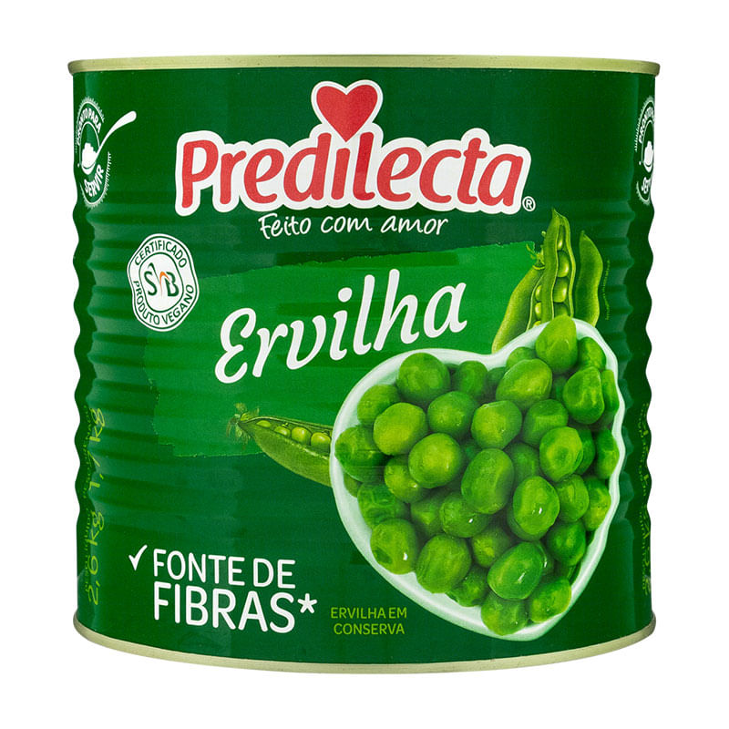 Ervilha em Conserva Predilecta em Lata 1,7kg