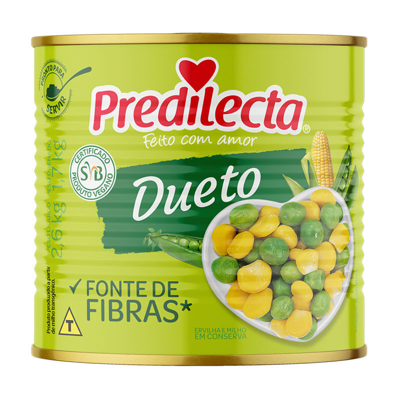 Dueto em Conserva Predilecta em Lata 1,7kg