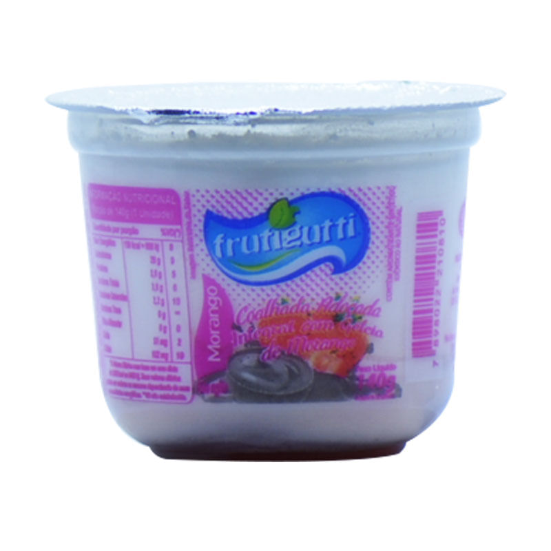 Coalhada Frutigutti Integral Adocicada Morango 140g