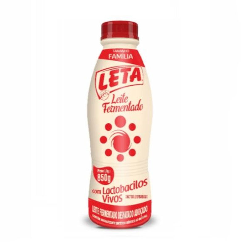 Leite Fermentado Leta Garrafa 850g