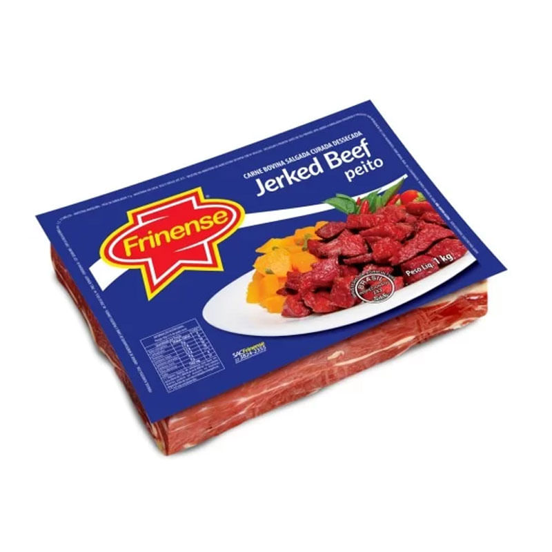 Charque Jerked Beef Firense Peito 1kg