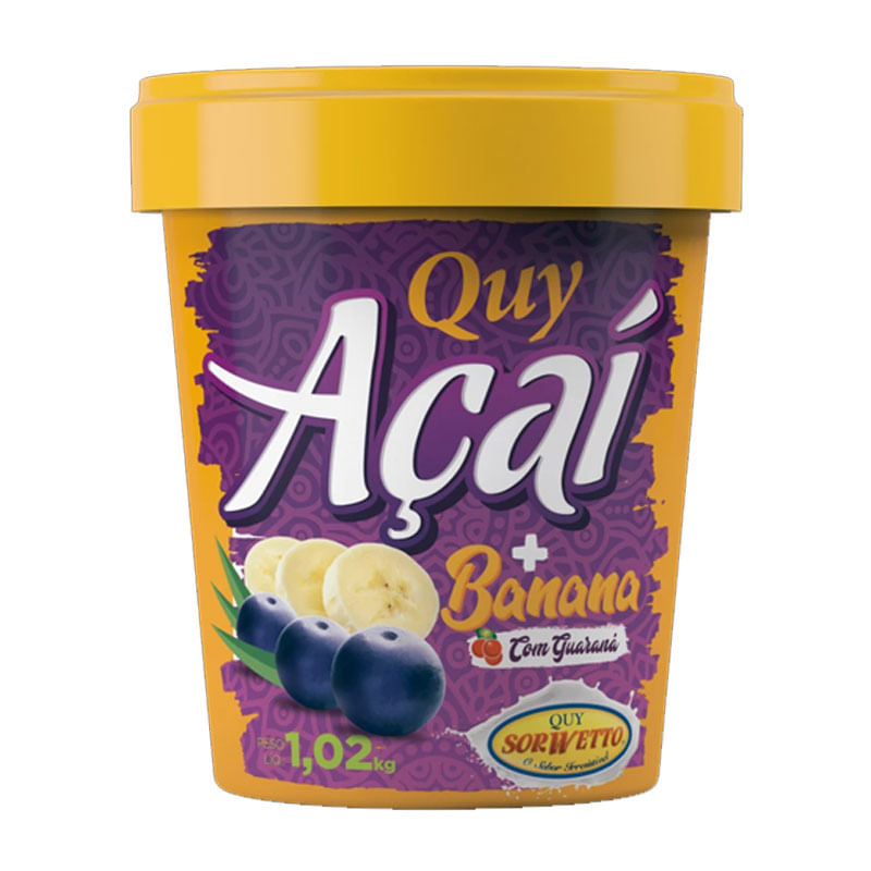 Quy Açaí com Banana 1,02kg