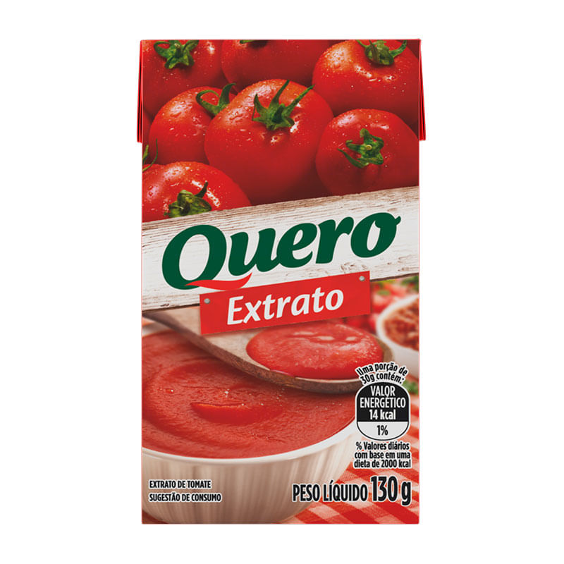 Extrato de Tomate Quero 130g
