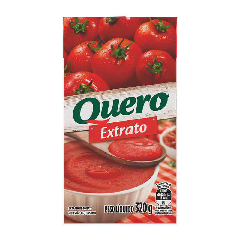 Extrato de Tomate Quero 320g