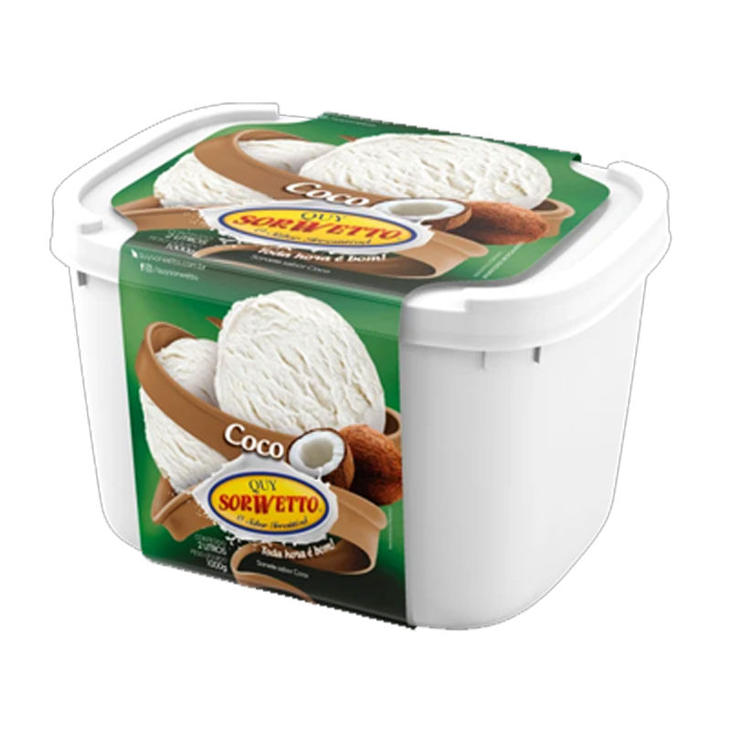 Sorvete Sorwetto Pote Coco 2l