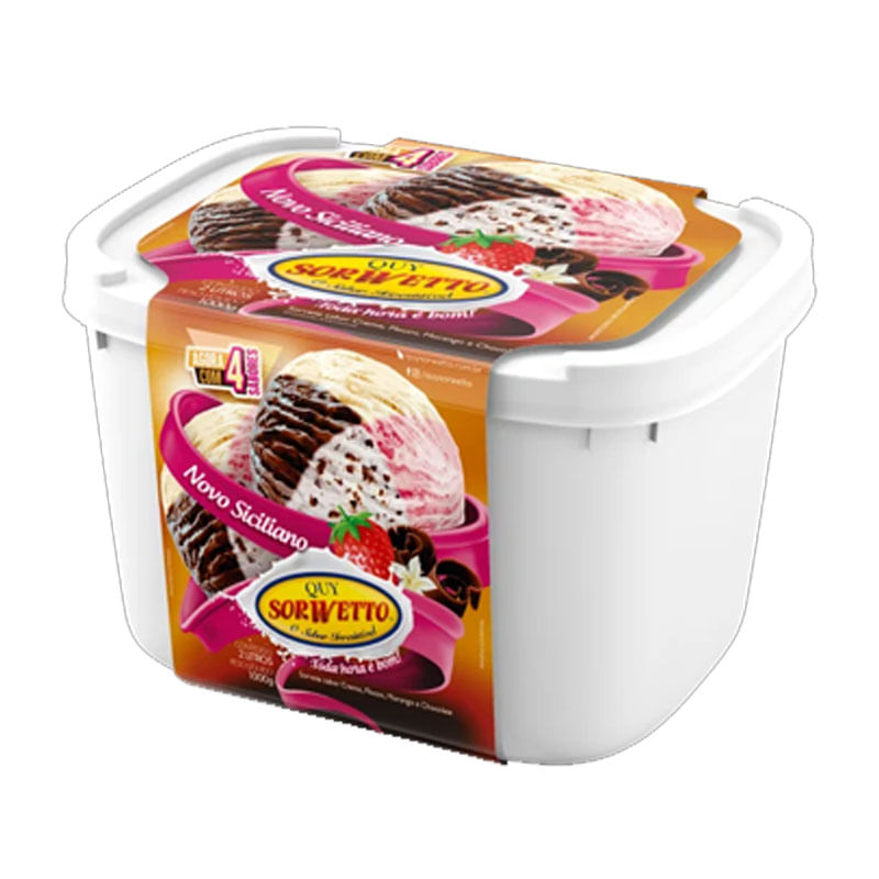 Sorvete Sorwetto Pote Novo Siciliano 2l