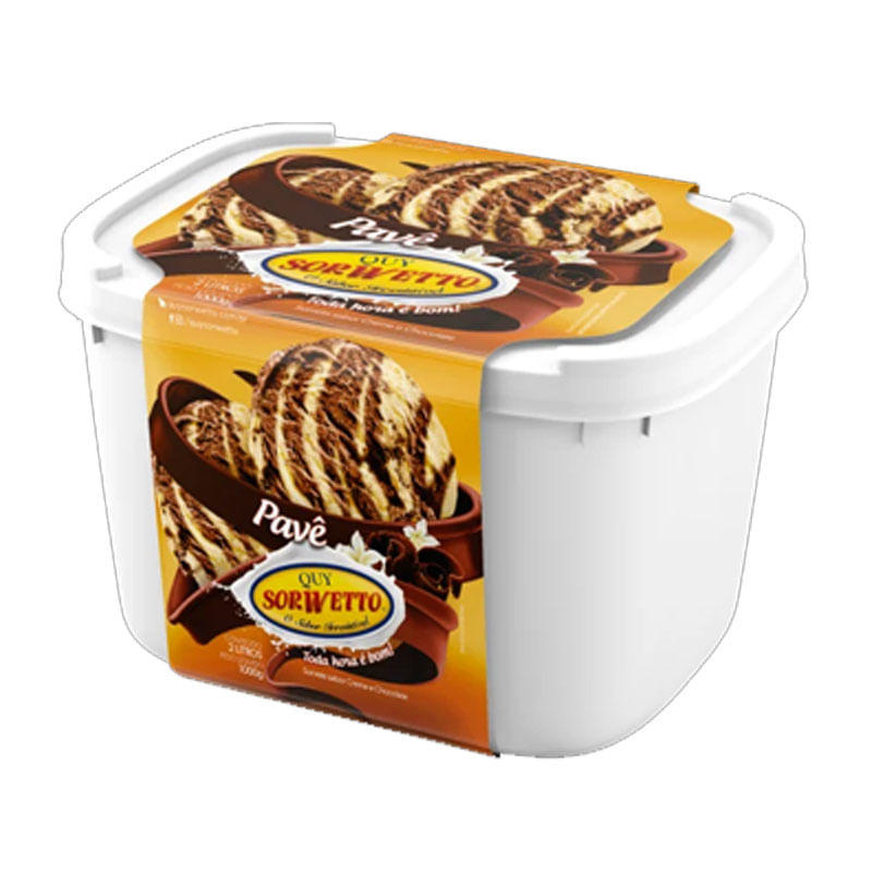 Sorvete Sorwetto Pote Pavê 2l